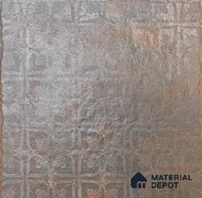 TL 05756 B Olive Highlighter 398x398 mm Matte Finish Vitrified Parking Tile -12 mm (Random Design)